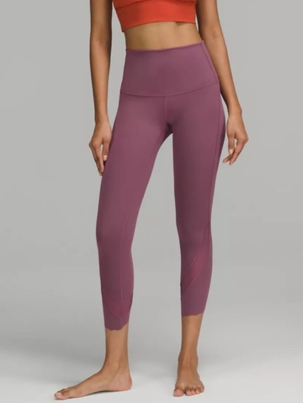Lululemon Wunder Under Leggings In Vintage Plum Size 2
